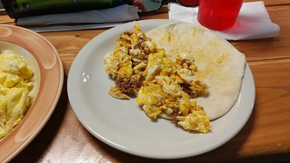 Chorizo and Eggs Taco